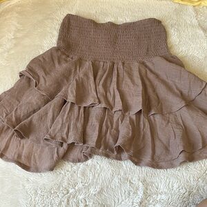 Light brown skirt